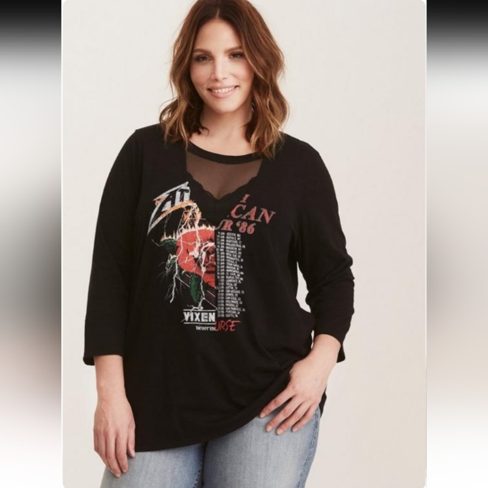 Torrid Split Rock Tour Band Graphic Top